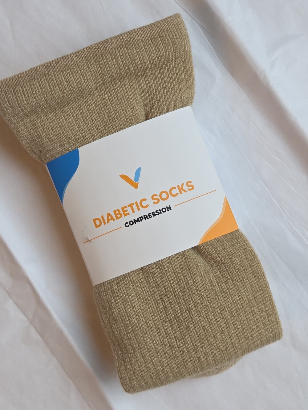 Viasox Compression Socks Unisex Large Tan